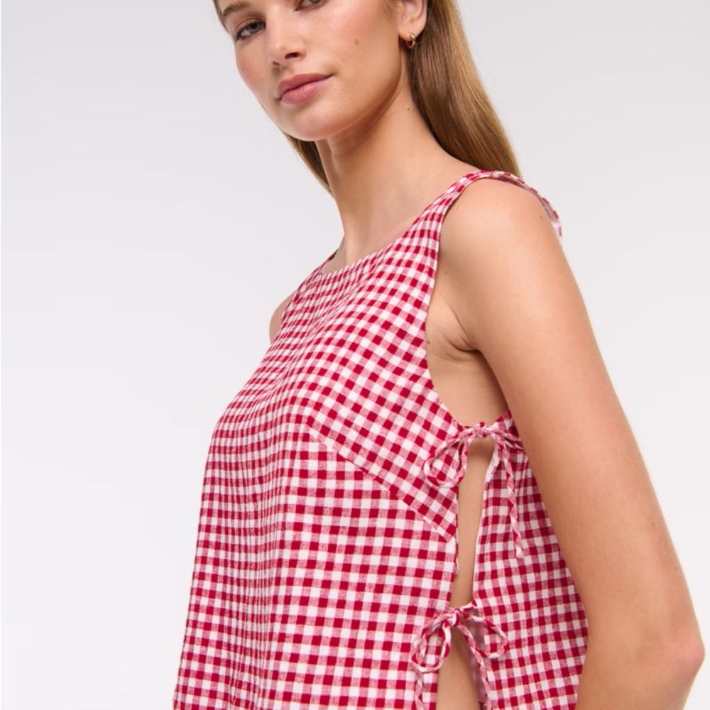 Abercrombie & Fitch Apron Linen-Blend Set Top